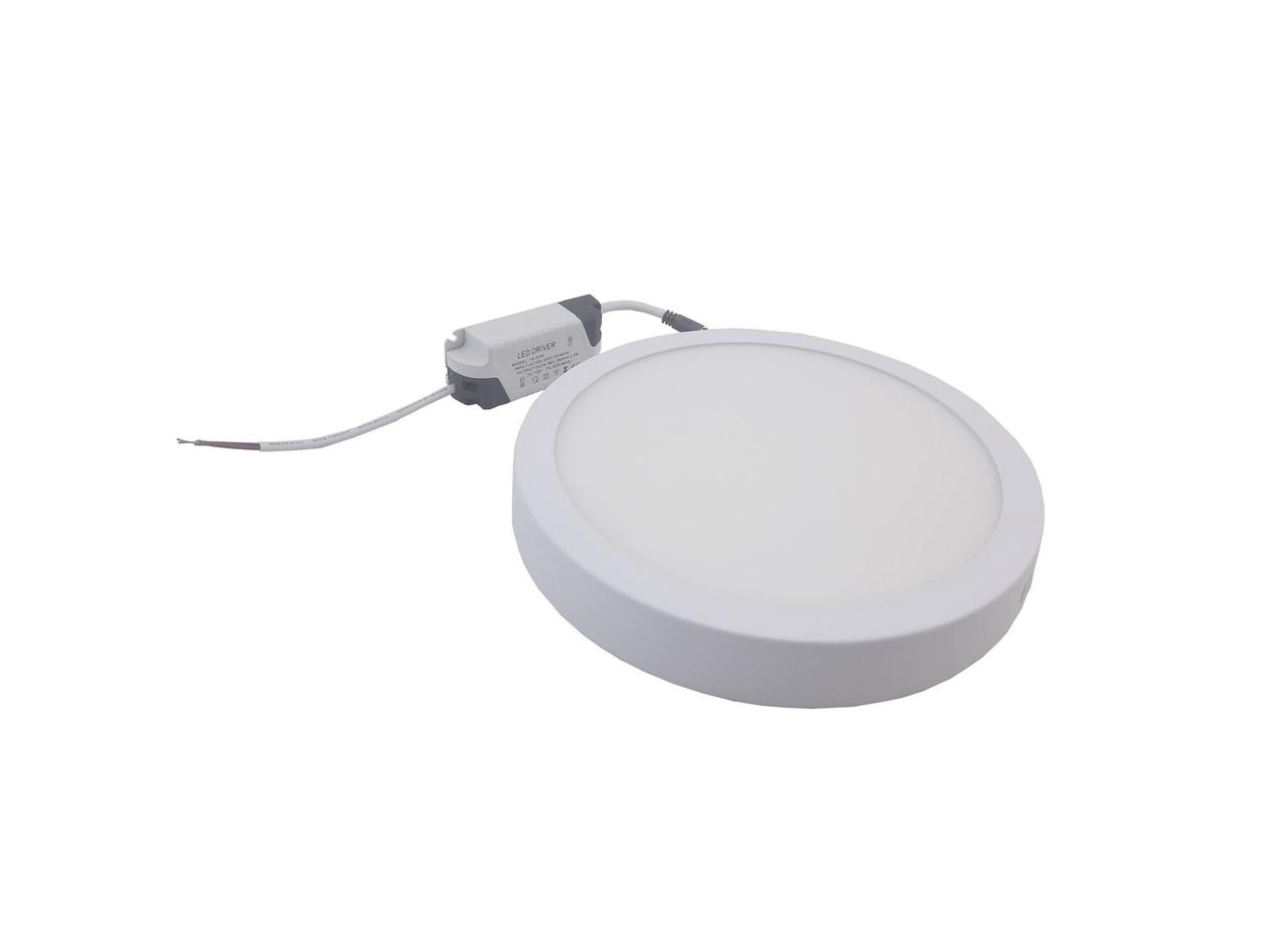 Світильник накладний LED Round Downlight 18W 220V 1300L 4000K Alum