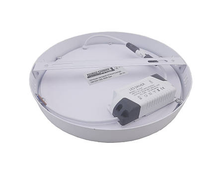 Світильник накладний LED Round Downlight 18W 220V 1300L 4000K Alum, фото 2