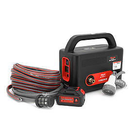 Насос для поливання Delixi 21V, шланг (8 мм) 10 м