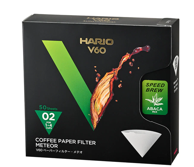 Фильтры Hario Meteor 02 50 шт. Abaca Filter V60