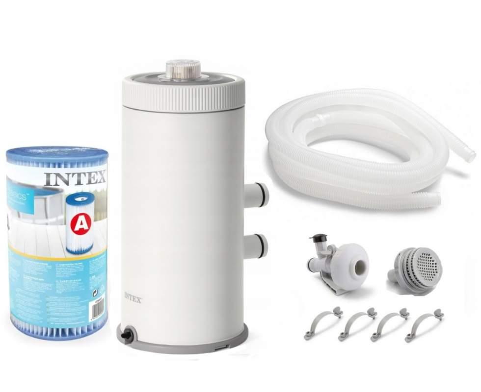💙Картриджний фільтр-насос Intex 26638 C1000, потужність 3785 л/год, тип А, в коробці, фото 1