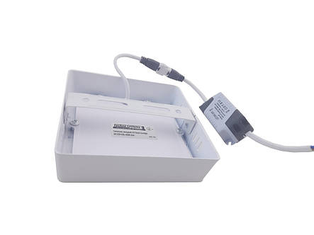Світильник накладний LED Square Downlight 6W 220V 420L 4000K Alum, фото 2
