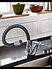 Змішувач із гнучким краном 48 см для ванної та кухні Water Tap, фото 5