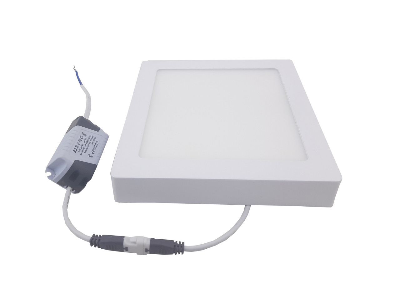 Світильник накладний LED Square Downlight 24W 220V 1700L 4000K Alum