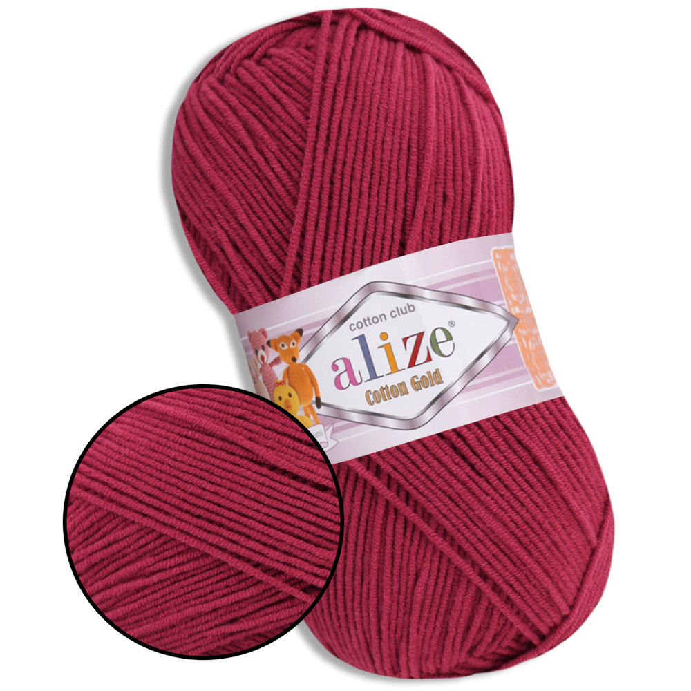 Alize Cotton Gold, Вишня №390, фото 1
