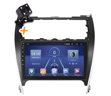 Магнітола для Toyota Camry 50 USA 2012-2014 на Android. Преміальна модель (2+32 ГБ 4G QLED CarPlay 8 ядер)