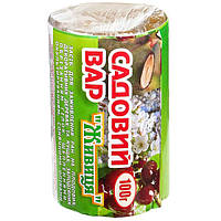 Садовий вар Живиця застосовується для лікування ран і зрізів на рослині під час обрізання гілок, паковання 100 г