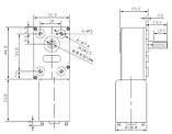 Мотор з редуктором 12 В 20 об/хв JGY-370 черв'ячний мотор-редуктор (002759), фото 2