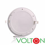 Стельовий світильник LED 18W R 4200K вбудований, фото 3