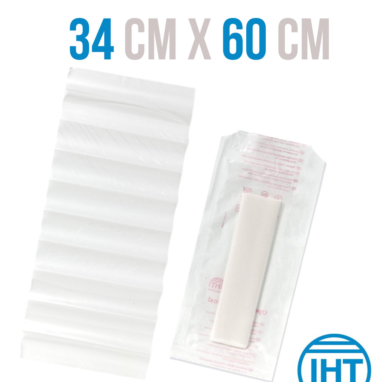 Покриття операційне Oper film 34 см х 60 см Iberhospitex 31240, 1 шт., фото 1