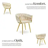 Комплект із 2 обідніх крісел Astano, пісочний колір, фото 9