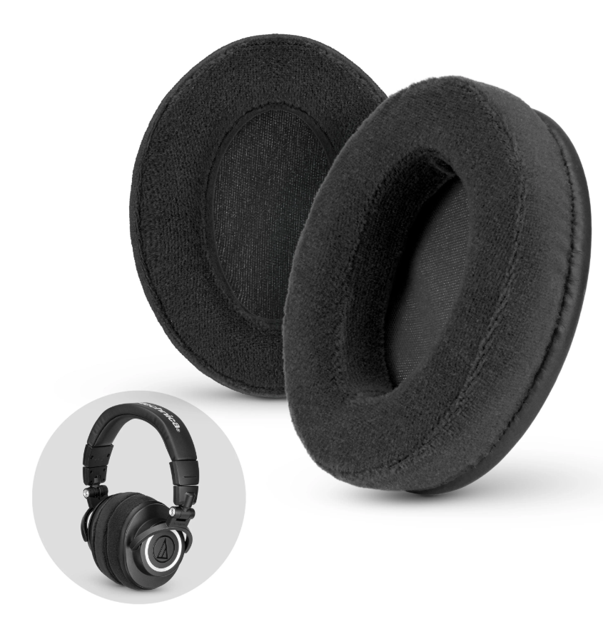 Амбушури накладки Brainwavz HM5 Матеріал Велюр, фото 1