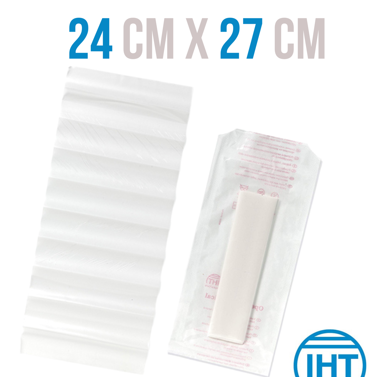 Покриття операційне Oper film 24 см х 27 см Iberhospitex 31210, 1 шт., фото 1
