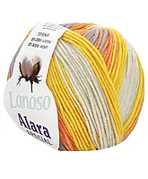 Lanoso ALARA SPECIAL (Алара Спешил) № 704 (Пряжа бавовна з акрилом, нитки для в'язання)