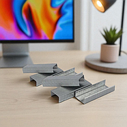 Скоби для степлера металеві 1000 штук №10 Sultani, фото 5