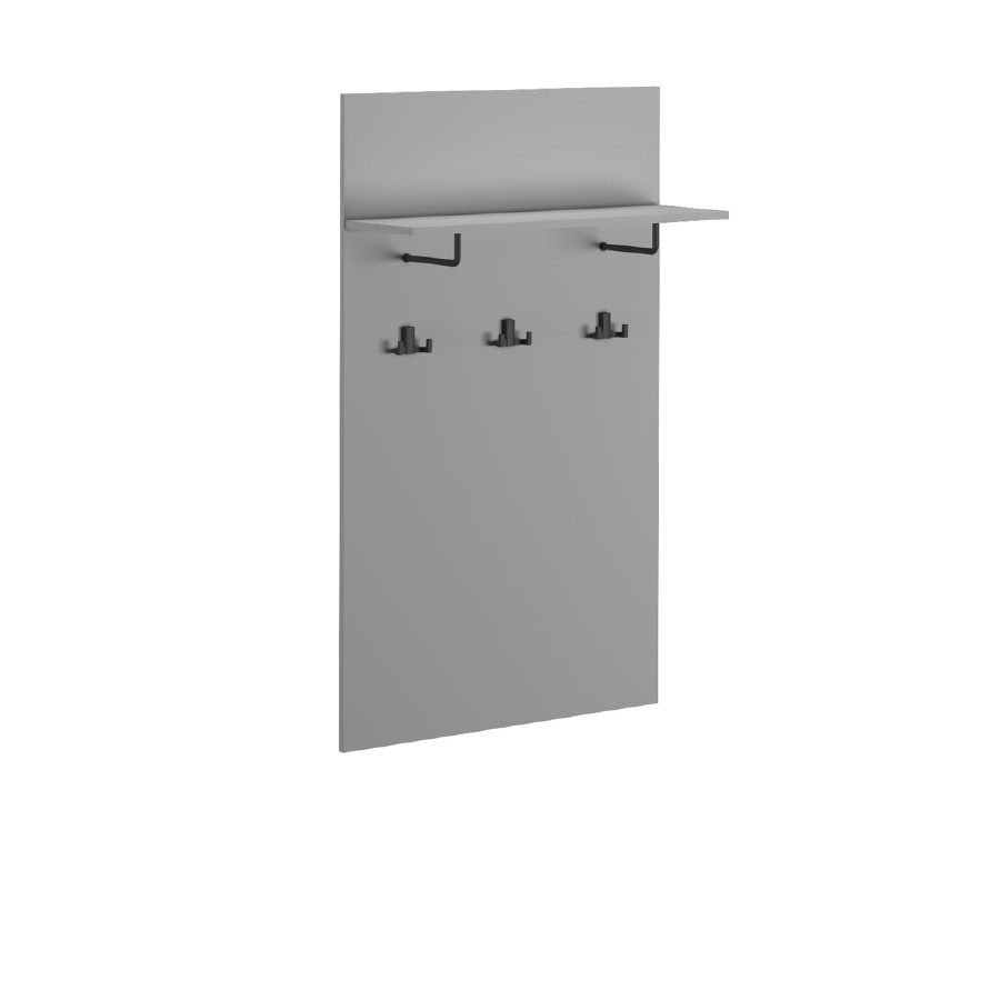 Стильна навісна вішалка 80 см для верхнього одягу в передпокій коридор ЛДСП Нео Мебель Стар, фото 1