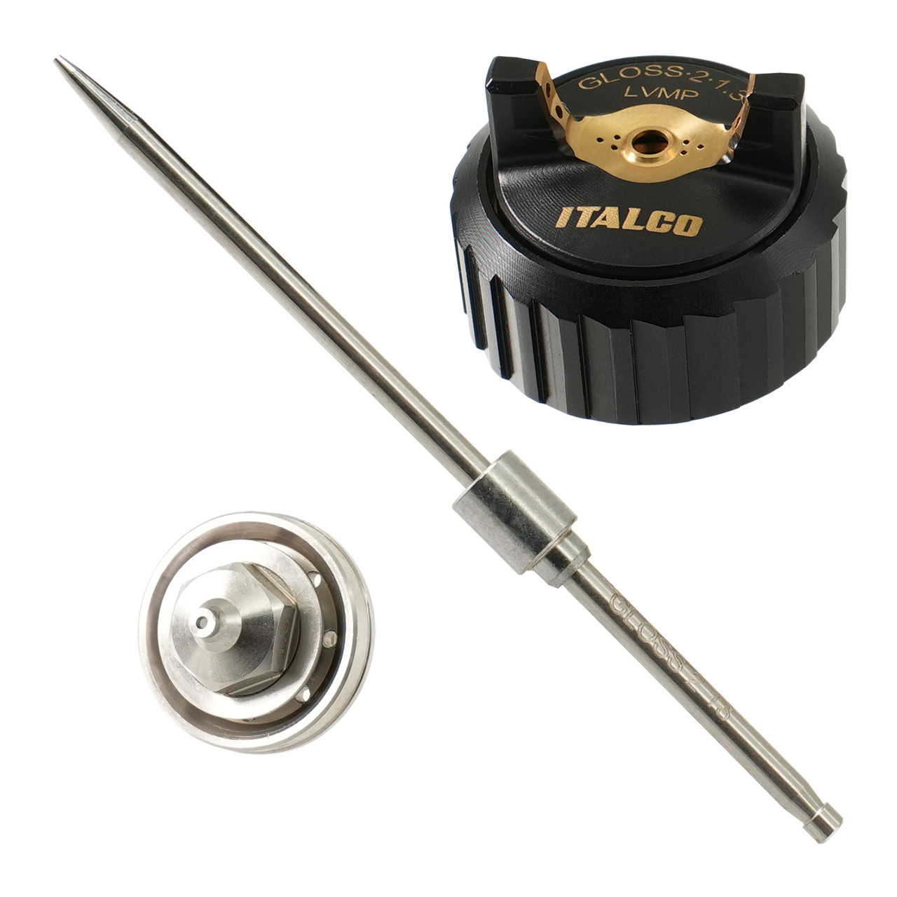 Форсунка для фарбопультів GLOSS-2 LVMP, діаметр форсунки — 1,8 мм ITALCO NS-GLOSS-2-1.8LM, фото 1