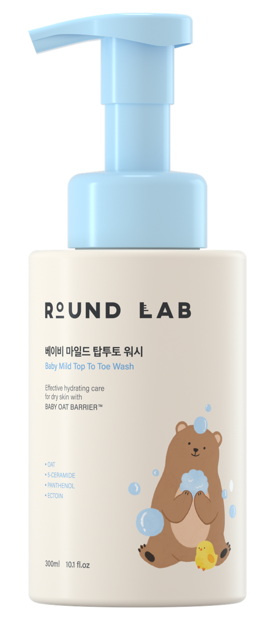 Дитяча пінка для купання ROUND LAB Baby Mild Top To To Toe Wash, фото 1