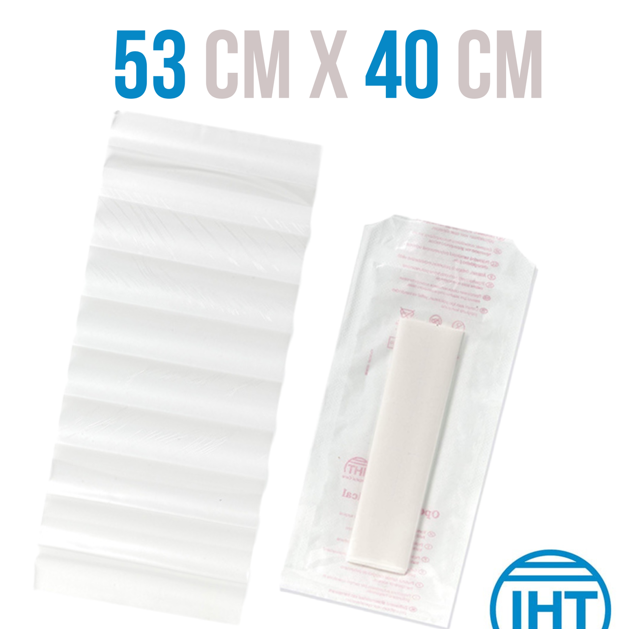 Покриття операційне Oper film 53 см х 40 см surgical Iberhospitex 31245, 1 шт., фото 1