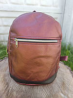 Жіночий рюкзак Tiger Uno бордовий із блиском