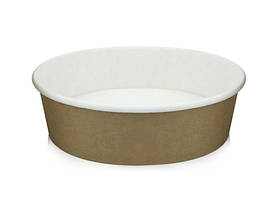 Салатник 500 мл паперовий крафт-білий d150, 50 шт/уп, 500 шт/ящ.