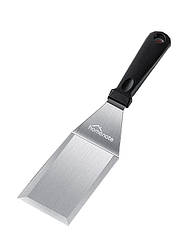 Лопатка шпатель для гриля кондитерський металевий з пластиковою ручкою 29,5 см