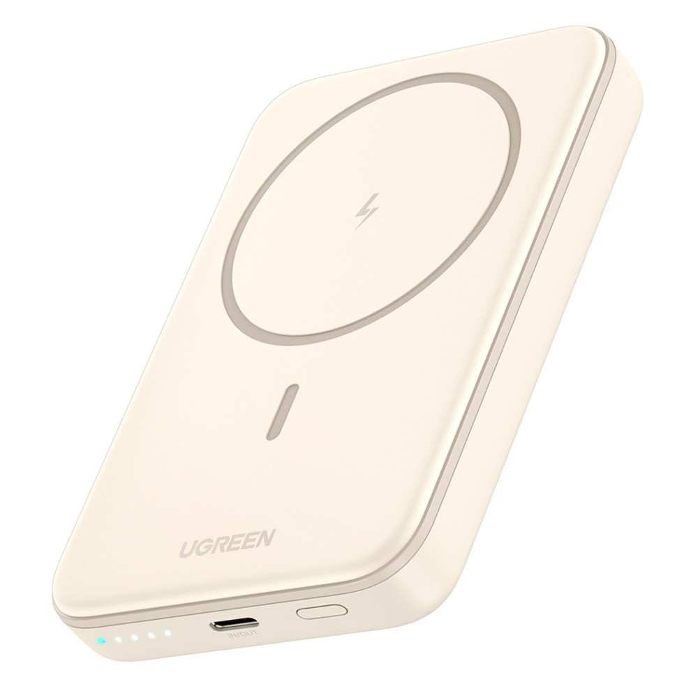 Зовнішній акумулятор UGREEN PB561 10000mAh MIni Magnetic Wireless 20W, фото 1