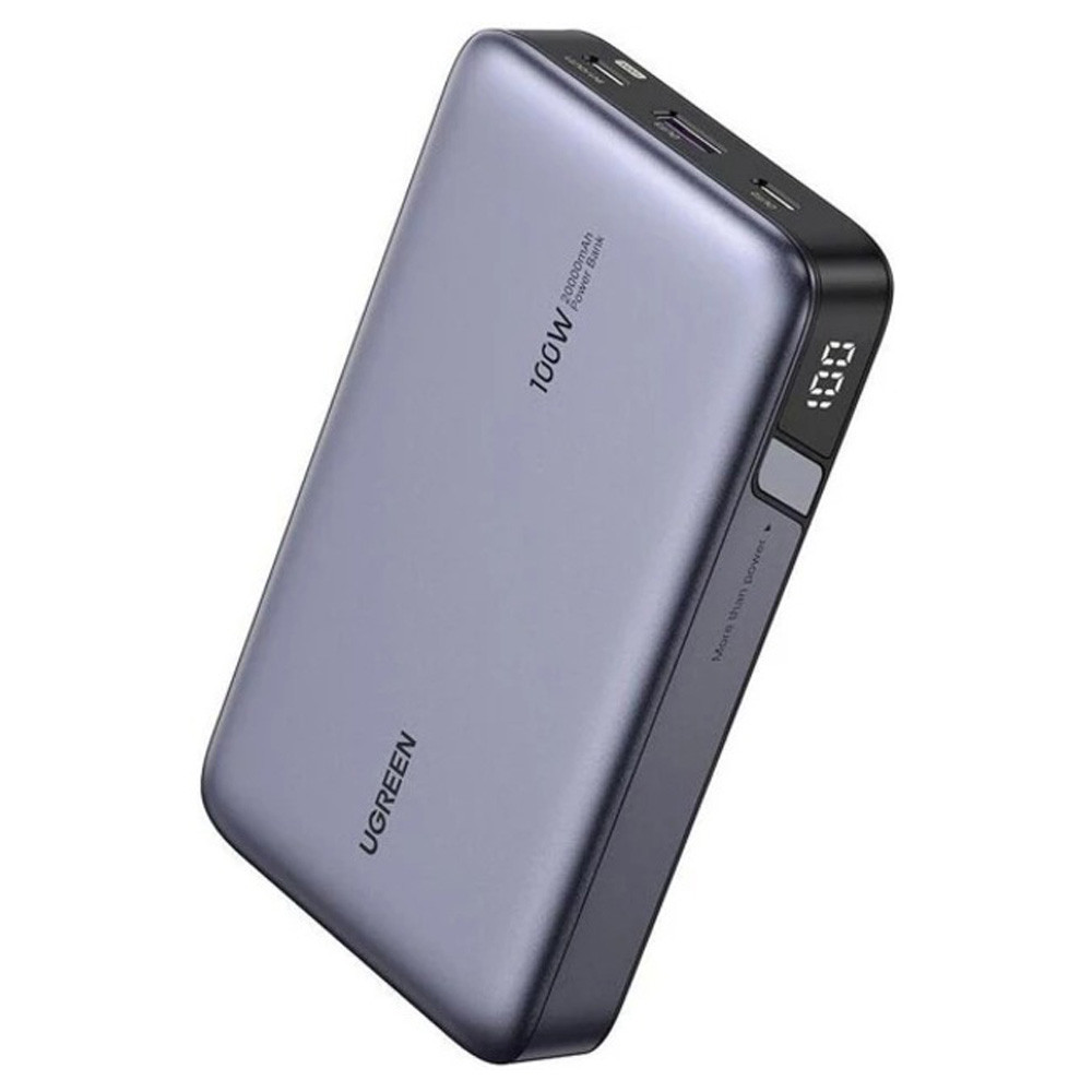 Зовнішній акумулятор UGREEN PB720 20000mAh PD 100W, фото 1