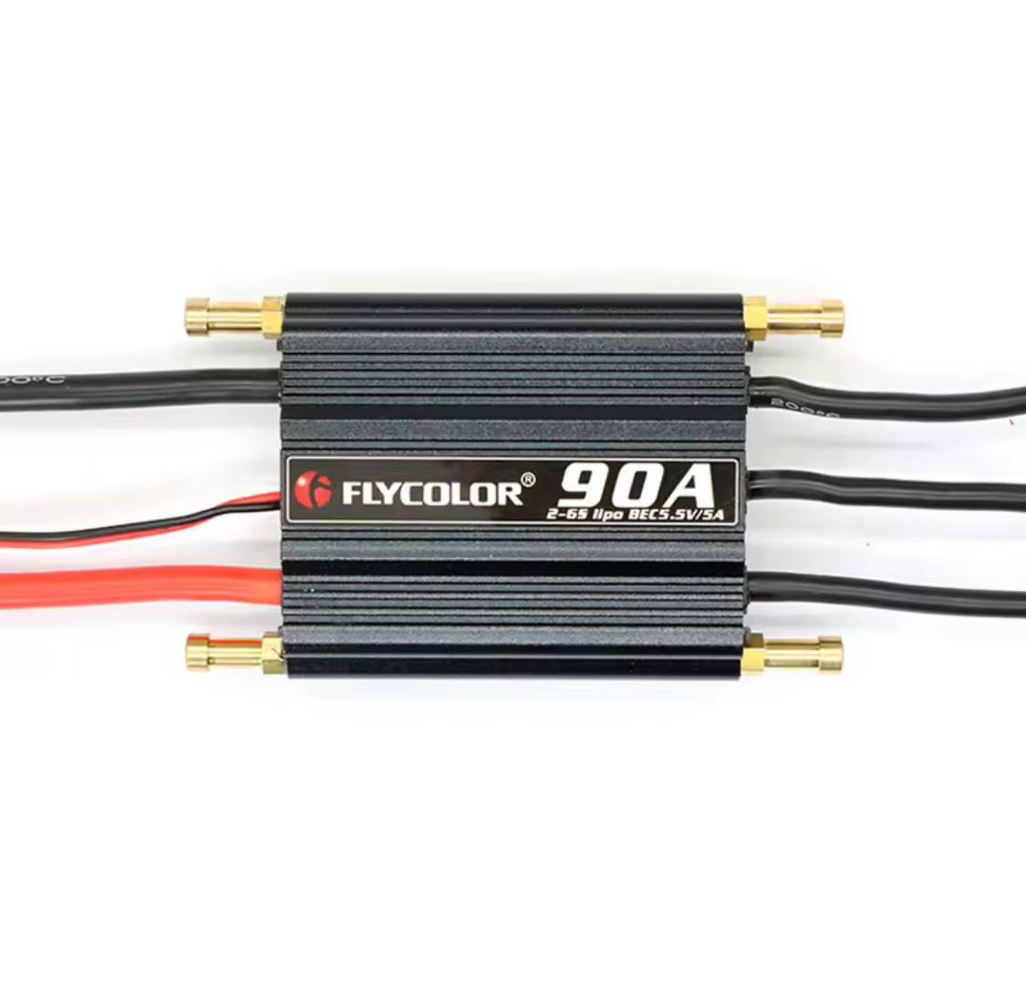 Регулятор швидкості Flycolor 90A з водяним охолодженням, фото 1