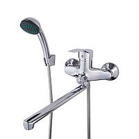 Змішувач для ванни Frap F22063 хром гусак 30см латунь