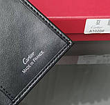 Чоловічий брендовий вертикальний гаманець Cartier (1020), фото 6