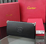 Чоловічий брендовий вертикальний гаманець Cartier (1020), фото 2