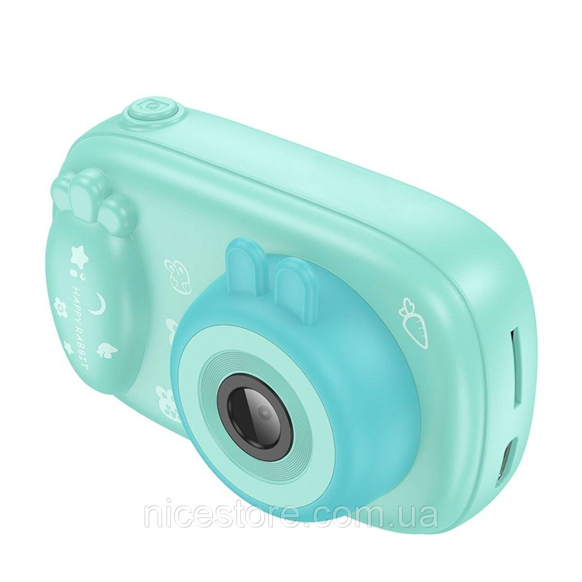 Камера для дітей HOCO DV205 Dual-camera children camera Blue, фото 1
