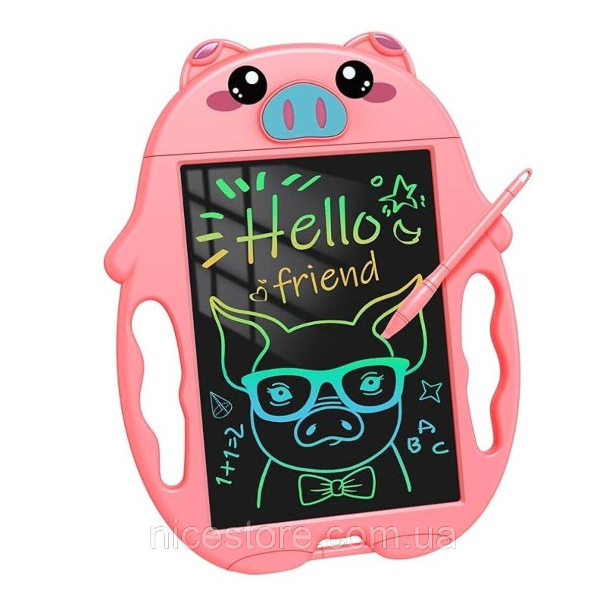 Графічний планшет Kids Pad 9" Color Piggy Pink, фото 1
