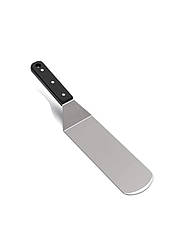 Довга лопатка шпатель для гриля кондитерський металевий з пластиковою ручкою  36 см