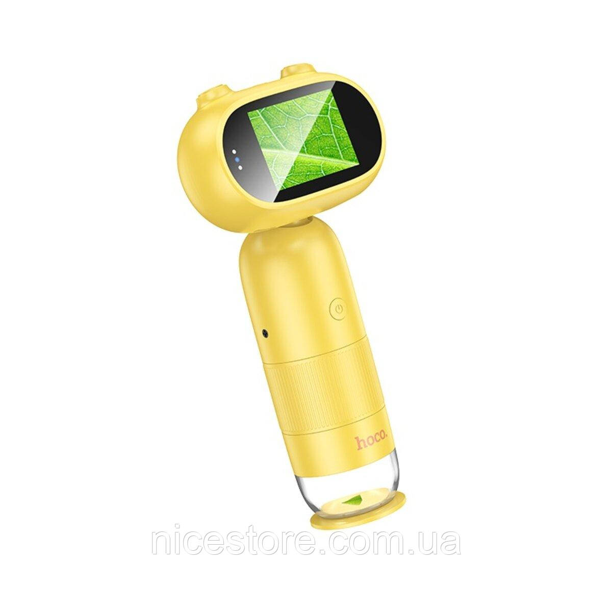 Дитячий мікроскоп HOCO DV206 Children microscope Yellow, фото 1