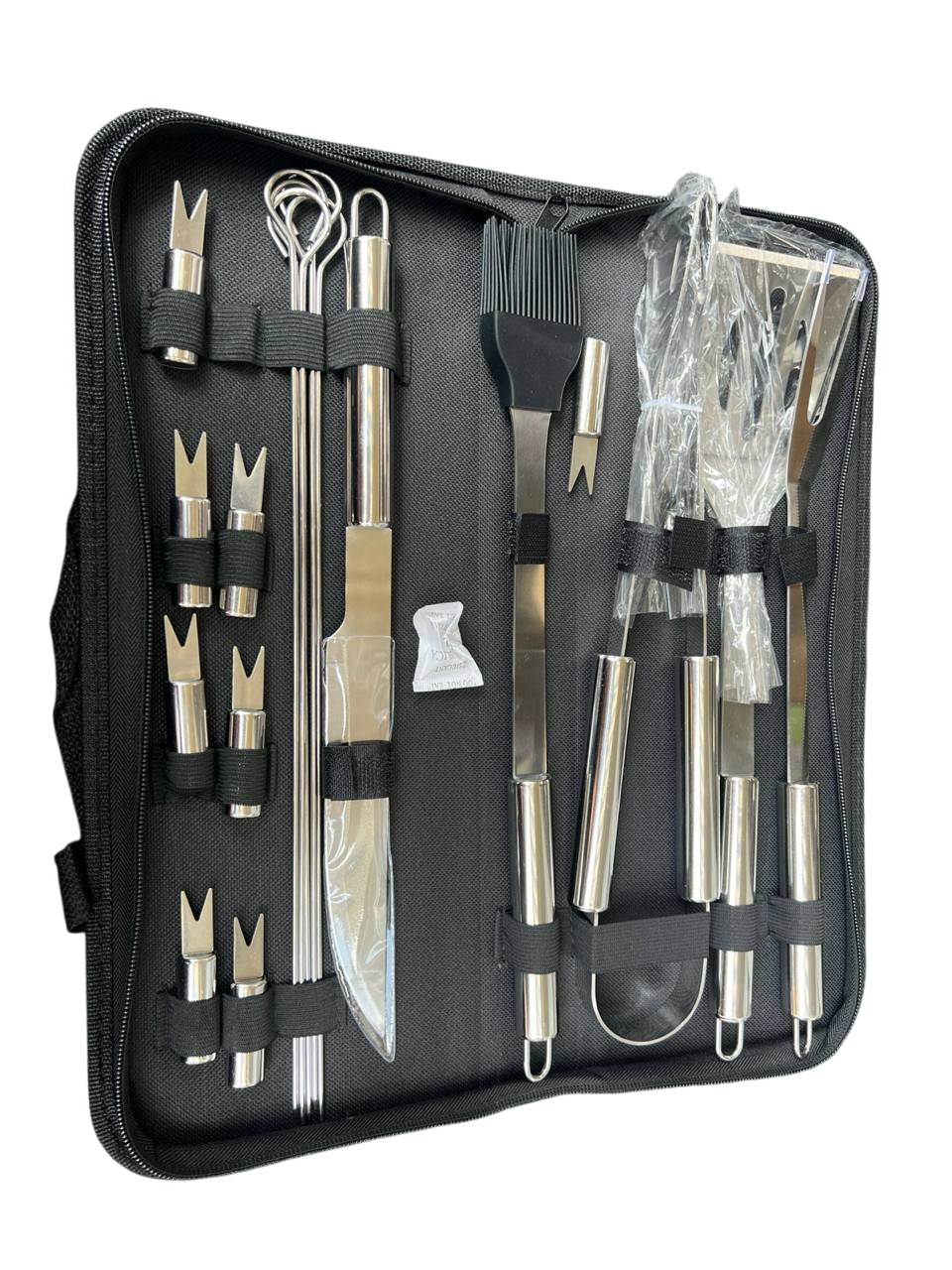 Набір аксесуарів для барбекю та гриля в кейсі 18 в 1 (12)