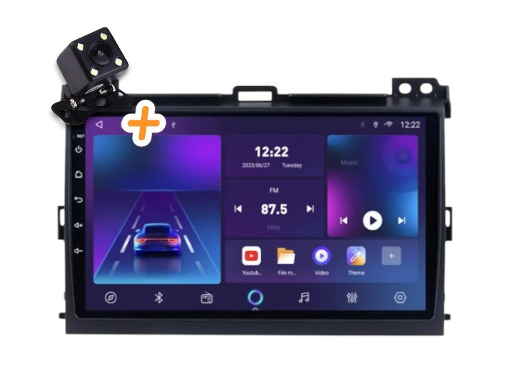 Магнітола Toyota Prado 120 2003-2009 на Android 4+64Гб 4G, фото 1