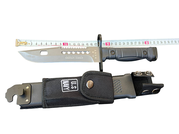 Тактичний ніж U.S. NAVY з чохлом (36), фото 2