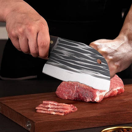 Універсальний кухонний ніж-крапка з дерев'яною ручкою (72), фото 2