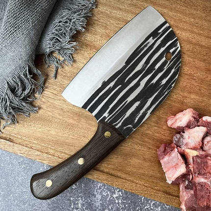 Універсальний кухонний ніж-крапка з дерев'яною ручкою (72), фото 3