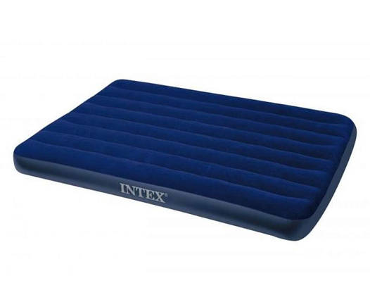 Надувной матрас Intex Classic Downy  1,52m х 2,03m х 25cm (3), фото 1
