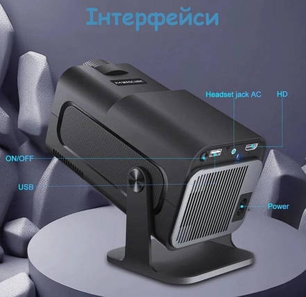 Портативний LED-проєктор Full HD з пультом керування (20), фото 3