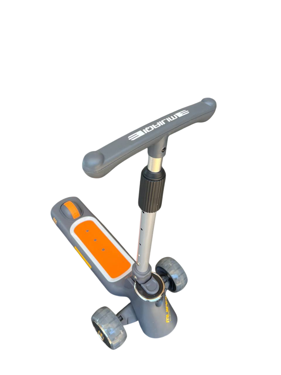 Дитячий триколісний самокат MUFAQI із сидінням і регульованою ручкою (6)