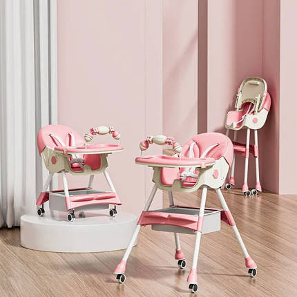 Багатофункціональний дитячий стільчик для годування, фото 2