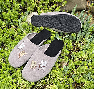 Жіночі тапочки на поліуретановій підошві, фото 1