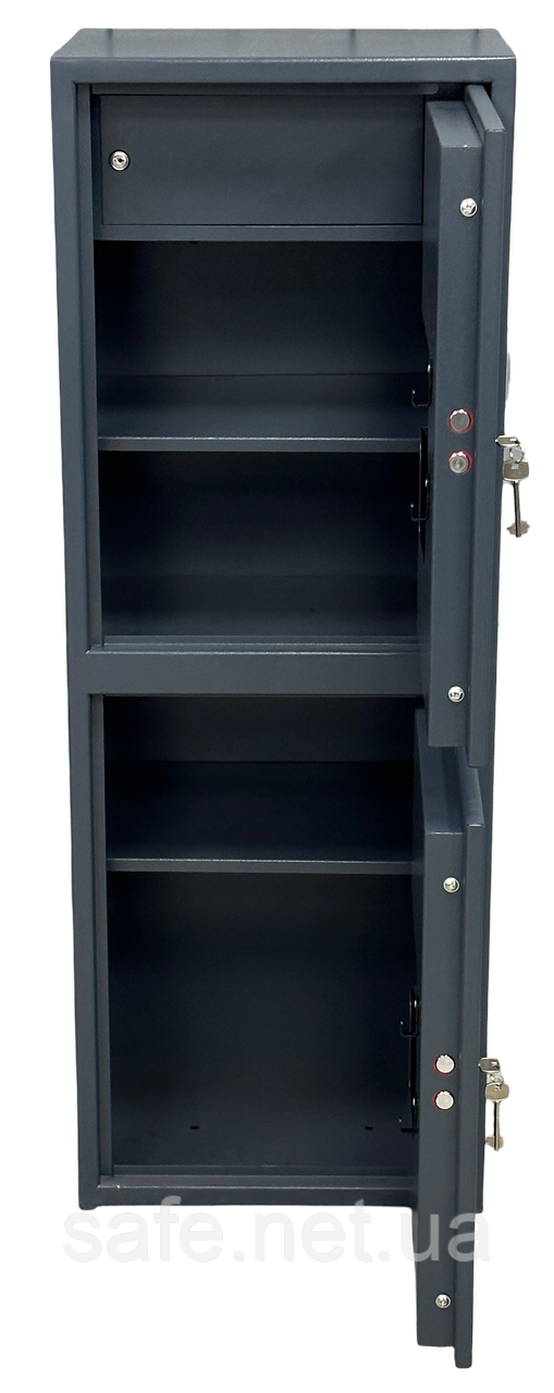 Сейф офісний MZAVOD СБП-1220/2 (ВxШxГ:1220x440x360), сейф для офісу, сейф для докуменів, грошей і друку