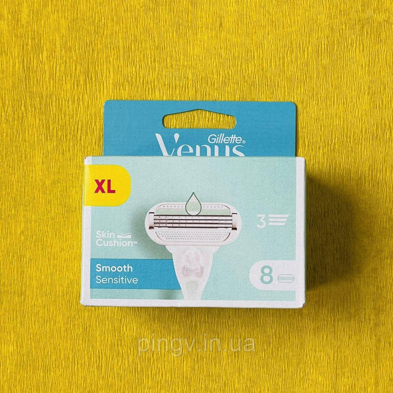 Змінні леза Gillette Venus Smooth Sensitive, 8 шт, фото 1