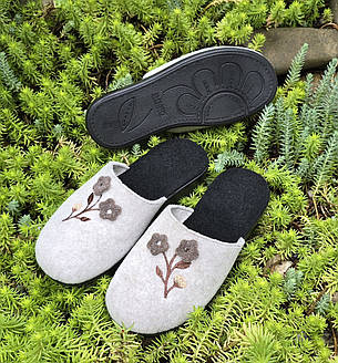 Жіночі тапочки на поліуретановій підошві, фото 1