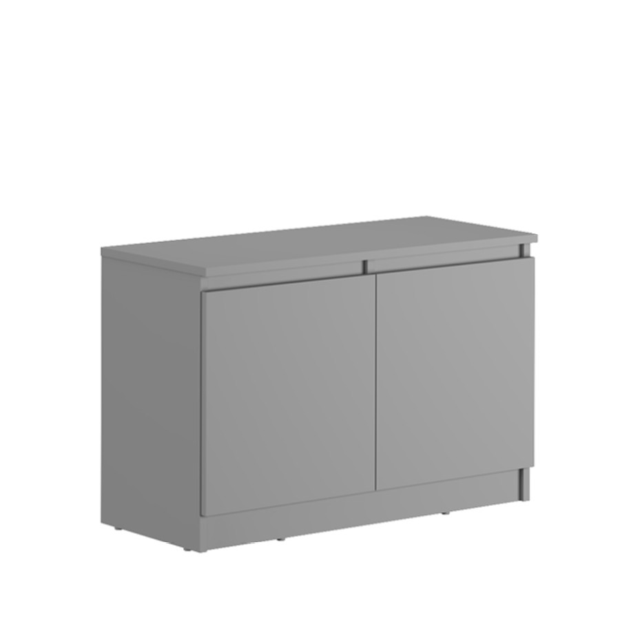 Стильна вузька тумба для взуття з дверцятами без ручок 80 см у передпокій коридор ДСП Нео Мебель Стар